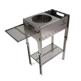 Мангал Следопыт складной 718х310х752 со столиком и подставкой под казан
