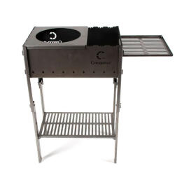 Мангал Следопыт складной 718х310х752 со столиком и подставкой под казан