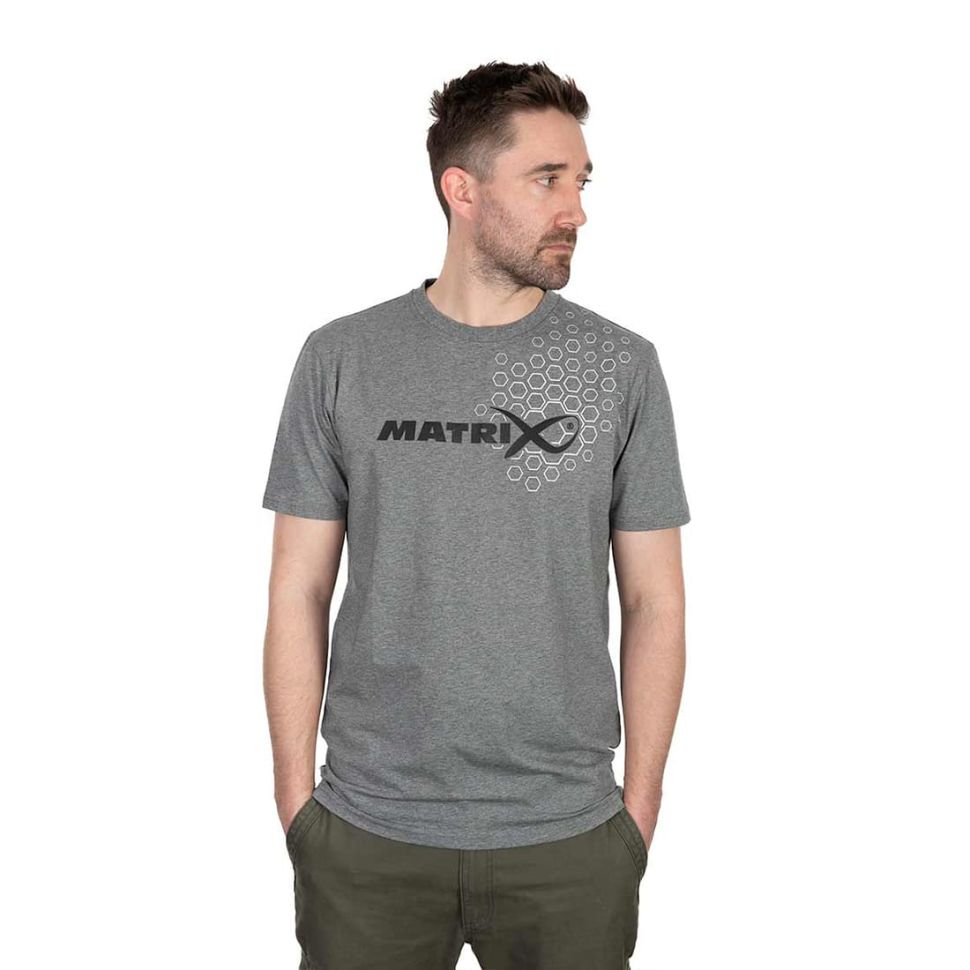 Футболка Matrix Hex Print T-Shirt Grey