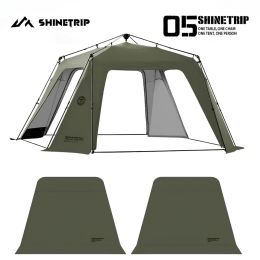 Стена для шатра ShineTrip ST-05 Series Dome Canopy Zip- On Bibs Green 250х180cm 2pcs