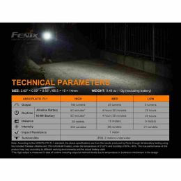 Фонарь-брелок Fenix E01 V2.0 100 Lumens