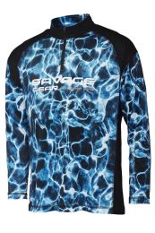Футболка Savage Gear Marine Uv Long Sleeve Tee Sea Blue
