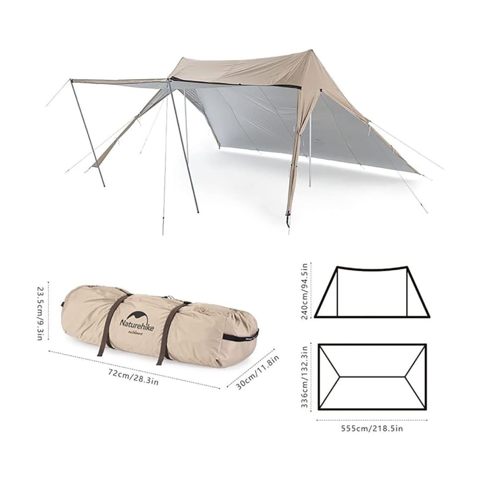 Тент Naturehike MNH20TM008 Cloud Desk Twin Tower с проекционным экраном