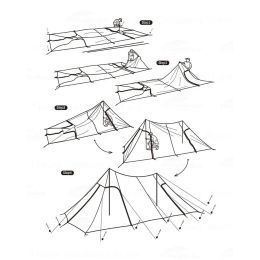 Тент Naturehike MNH20TM008 Cloud Desk Twin Tower с проекционным экраном
