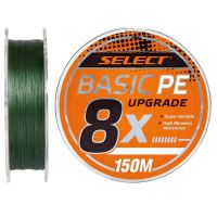 Плетёный шнур Select Basic PE 8x 150m, dark green