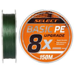 Плетёный шнур Select Basic PE 8x 150m, dark green
