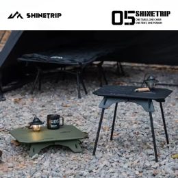 Складной столик ShineTrip ST-05 Series Ultra Light Dual-Purpose Folding Table Green 46.5x37.5x41