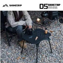 Складной столик ShineTrip ST-05 Series Ultra Light Dual-Purpose Folding Table Green 46.5x37.5x41