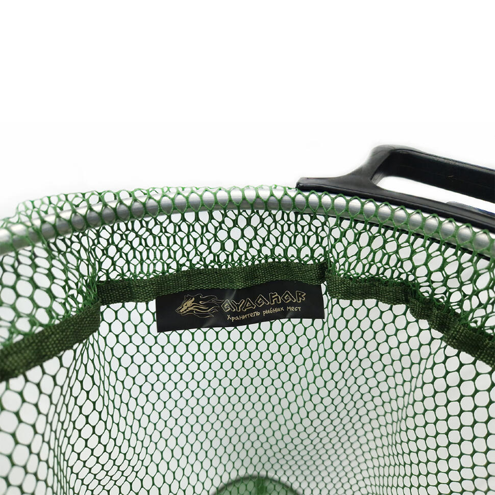 Садок прорезиненный Aydahar с ручкам 4 кольца 170 см