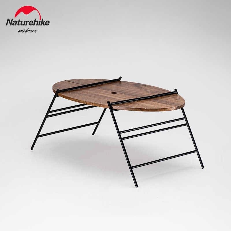 Складной овальный стол Naturehike oval table wood NH20JJ018