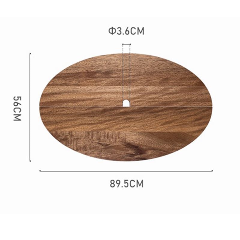 Складной овальный стол Naturehike oval table wood NH20JJ018