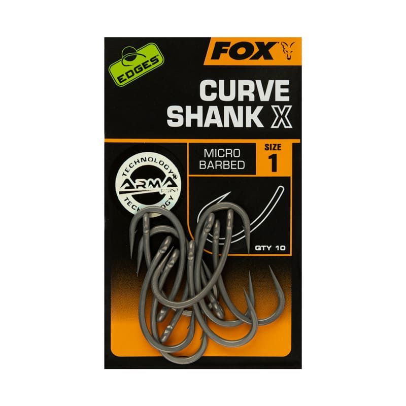 Крючки усиленные FOX EDGES Curve Shank X