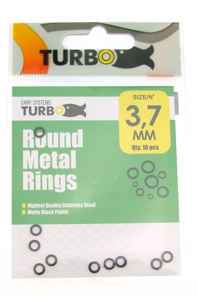 Кольца стальные Turbo Round Metal Rings