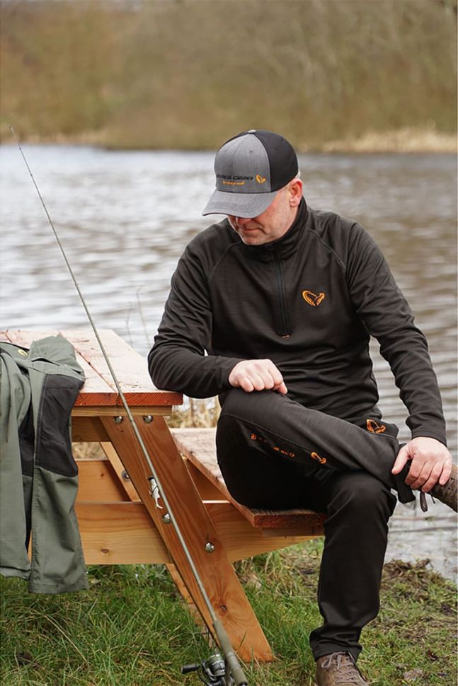 Флисовая кофта Savage Gear Regenerator Half-Zip Fleece
