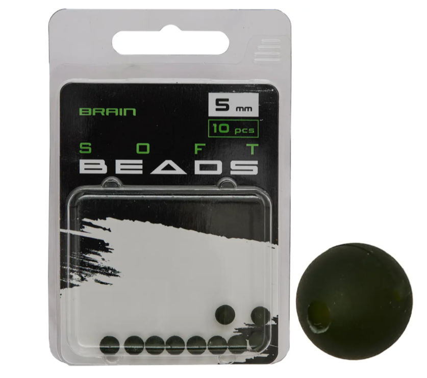 Бусинка Brain Soft Beads Green