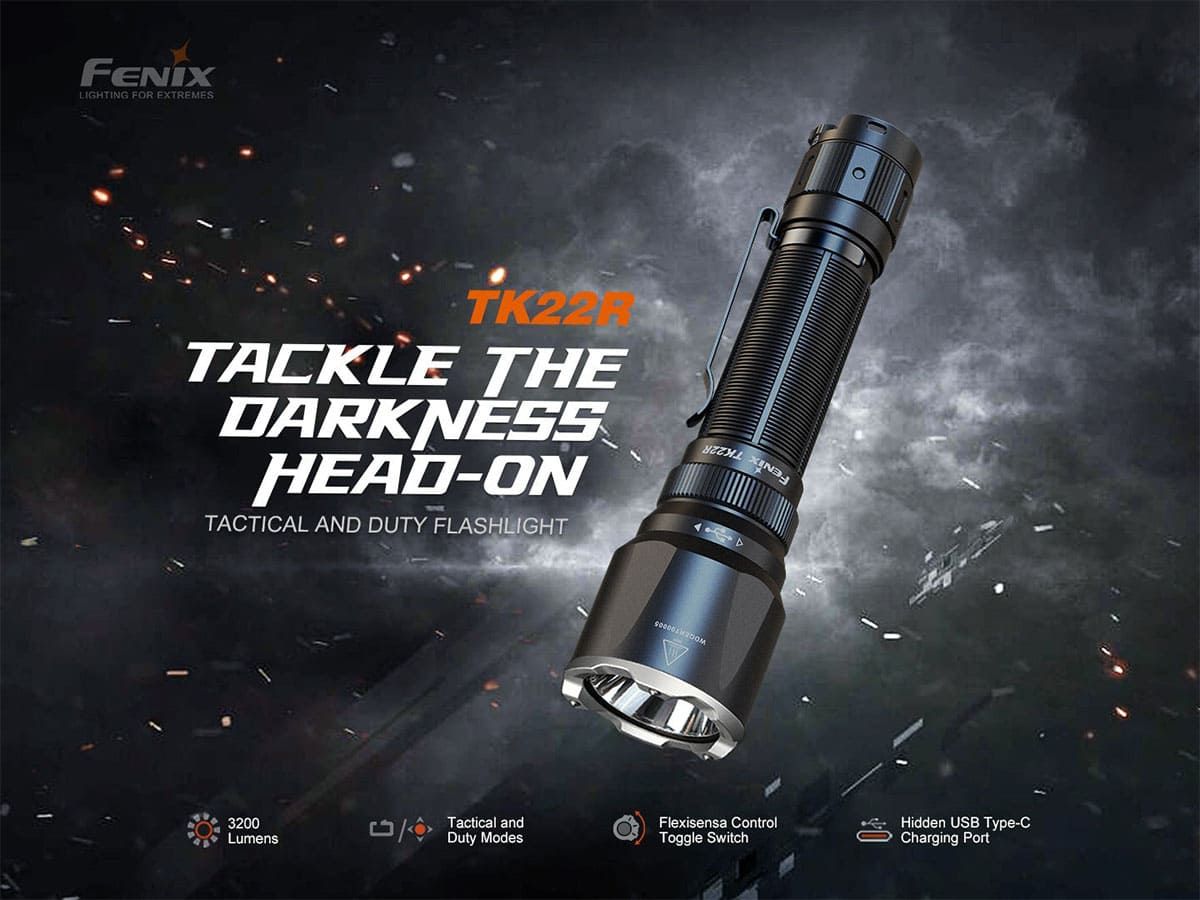 Тактический фонарь Fenix TK22R 3200 Lumens
