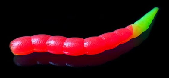 Форелевый силикон Jara Buf Worm 65 Сыр