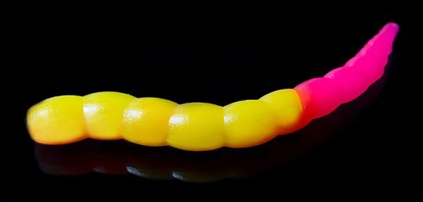 Форелевый силикон Jara Buf Worm 65 Сыр