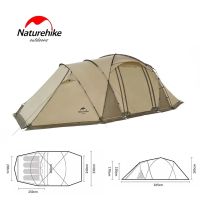 Палатка туннельная Naturehike NH22YW005, UPF50+ Aries β for 4-6 man khaki