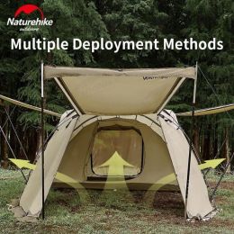 Палатка туннельная Naturehike NH22YW005, UPF50+ Aries β for 4-6 man khaki