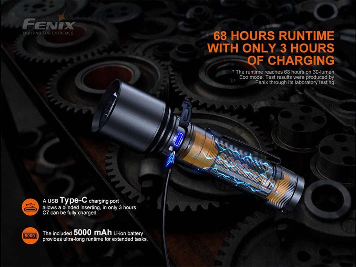 Фонарь Fenix C7 3000 Lumens