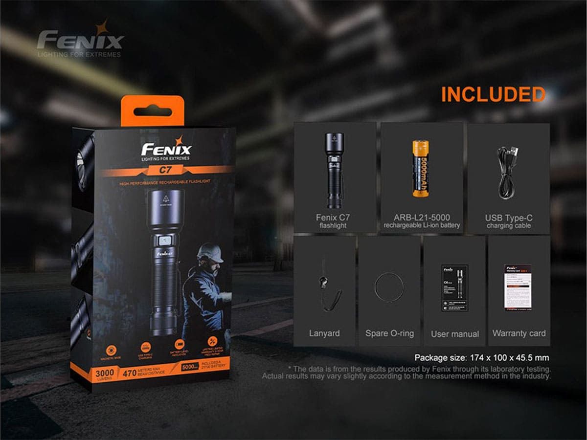 Фонарь Fenix C7 3000 Lumens
