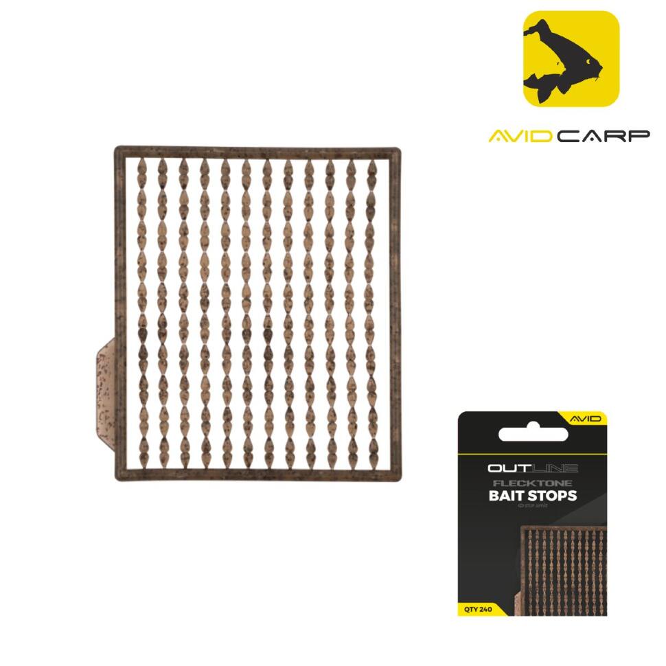 Стопоры для бойлов Avid Carp Outline FleckTone Bait Stops