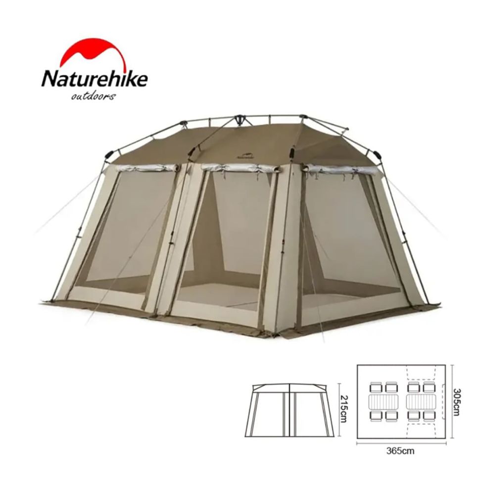 Палатка Naturehike CNH23ZP12003 Village 13 Roof Quick Opening