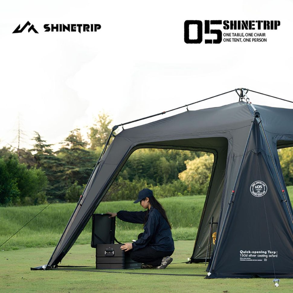 Автошатер ShineTrip ST-05 Series Dome Canopy 400×400х210сm Green