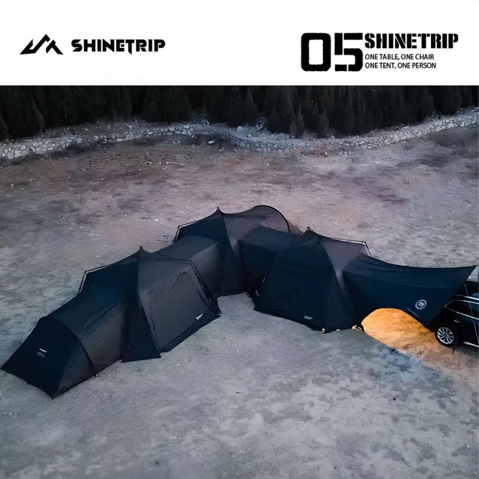 Автошатер ShineTrip ST-05 Series Dome Canopy 400×400х210сm Green