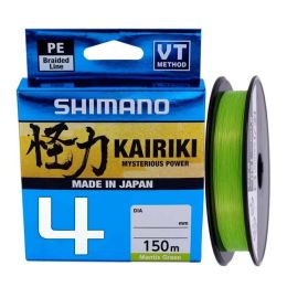Шнур Shimano Kairiki 4 PE 150м зеленый