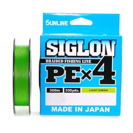 Плетеный шнур Sunline Siglon PE×4 300m (LG)