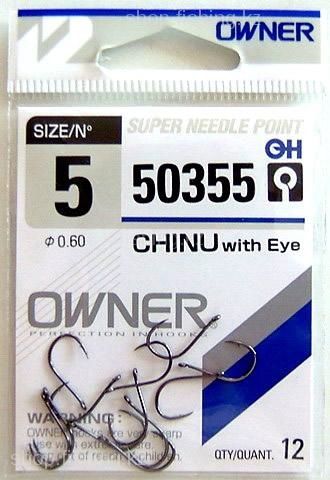 Крючок OWNER 50355 Chinu With Eye