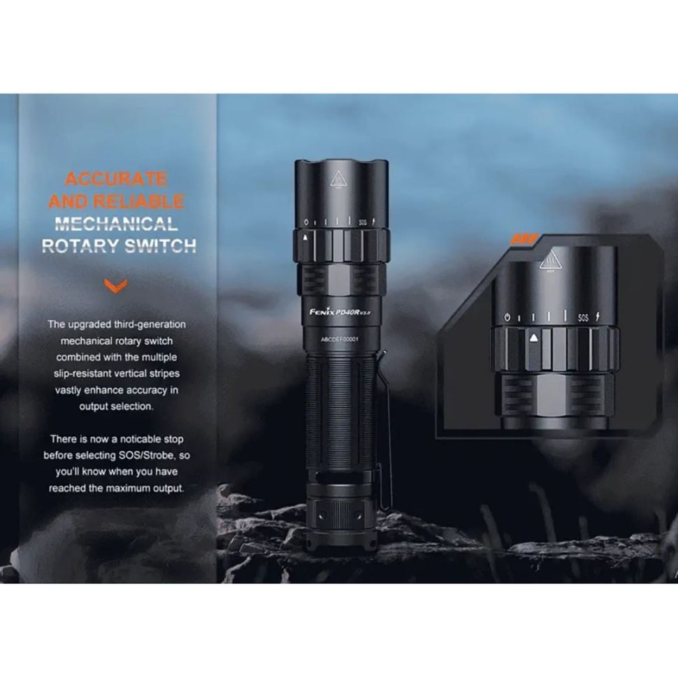 Перезаряжаемый фонарь Fenix PD40R V3.0 3000 Lumens