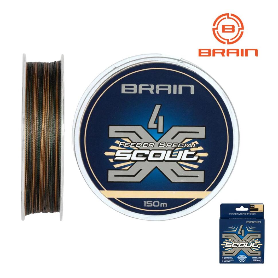 Шнур Brain Scout 4X (camo) 150m