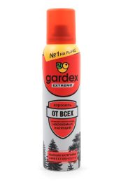 Аэрозоль Gardex Extreme от всех летающих кровососущих насекомых и клещей, 150 мл