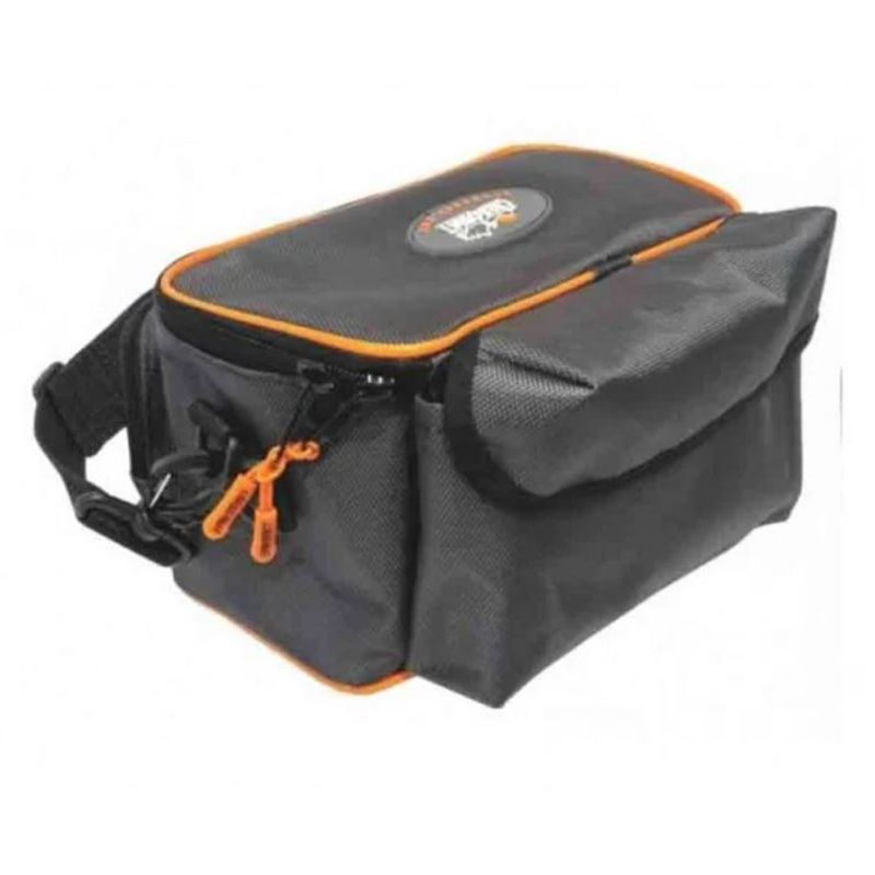 Сумка рыболовная Следопыт Sling Lure Bag M, 26х14х22 см, цв. серый + 3 коробки Luno 18