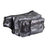 Сумка рыболовная Namazu "Yaman" Fishing Hip Bag 28х21х17 см, цв. серый камуфляж