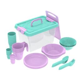 Набор посуды для пикника №17 Все за стол – 2 (6 персон, 52 предмета)