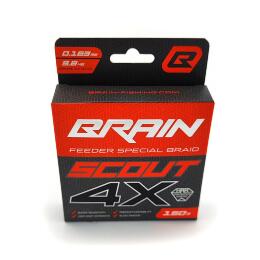 Шнур Brain Scout 4X (fluoro Orange) 150m