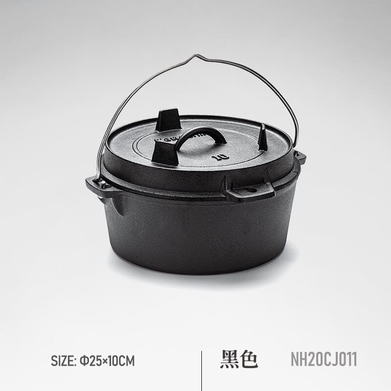 Чугунный набор для готовки Naturehike black