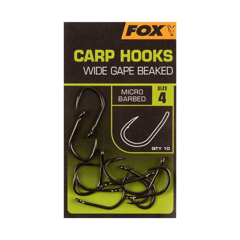 Крючки FOX Carp hooks Wide Gape Beaked