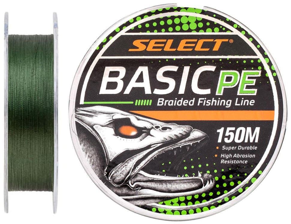 Плетенка Select Basic PE 150m, dark green,