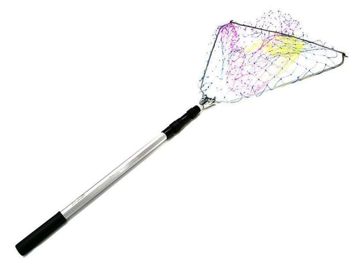Подсачек складной телескопический Namazu L- 180 см, треугольный обод 70 см, нейлон