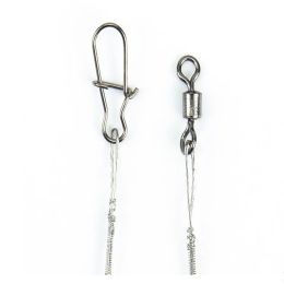 Поводок стальной NAMAZU Leader 1х7 Nylon Coated Black d-0.45мм