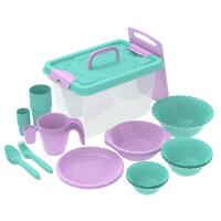 Набор посуды для пикника №29 Весёлая компания – 2 (4 персон, 41 предмета)