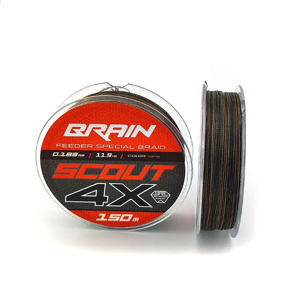 Шнур Brain Scout 4X (camo) 150m