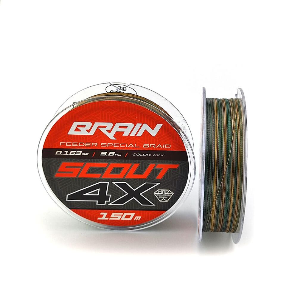 Шнур Brain Scout 4X (camo) 150m