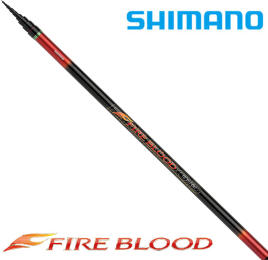 Удилище маховое телескопическое Shimano FIREBLOOD TE 5-500  ( Тест гр.4-20 )