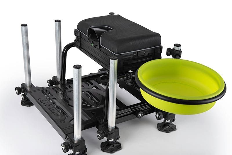 Подставка для прикормки с чашей Matrix 3D-R X-Strong Bucket Hoop Lime Bowl